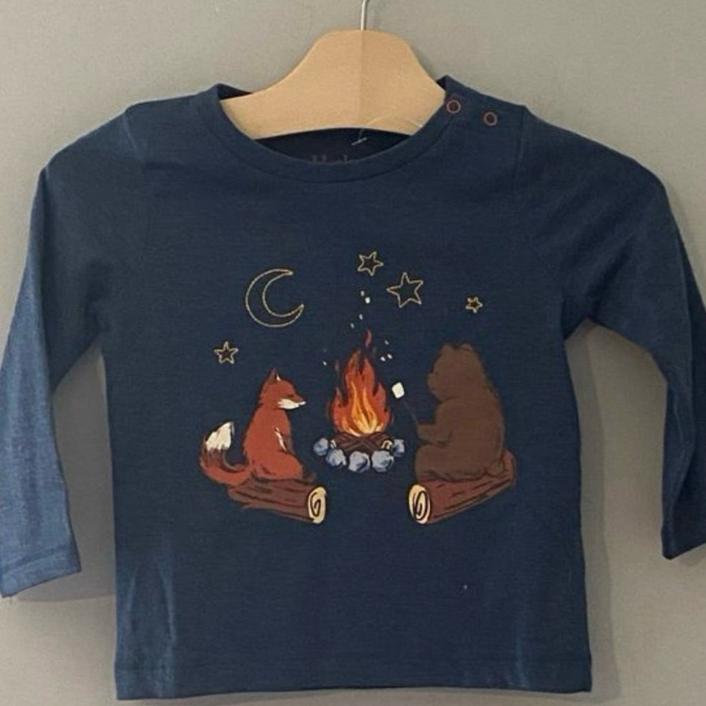hatley boys' camping tee 18-24M