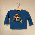 mayoral boys' blue burger tee 18M