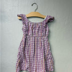 cat & jack purple gingham dress 5Y