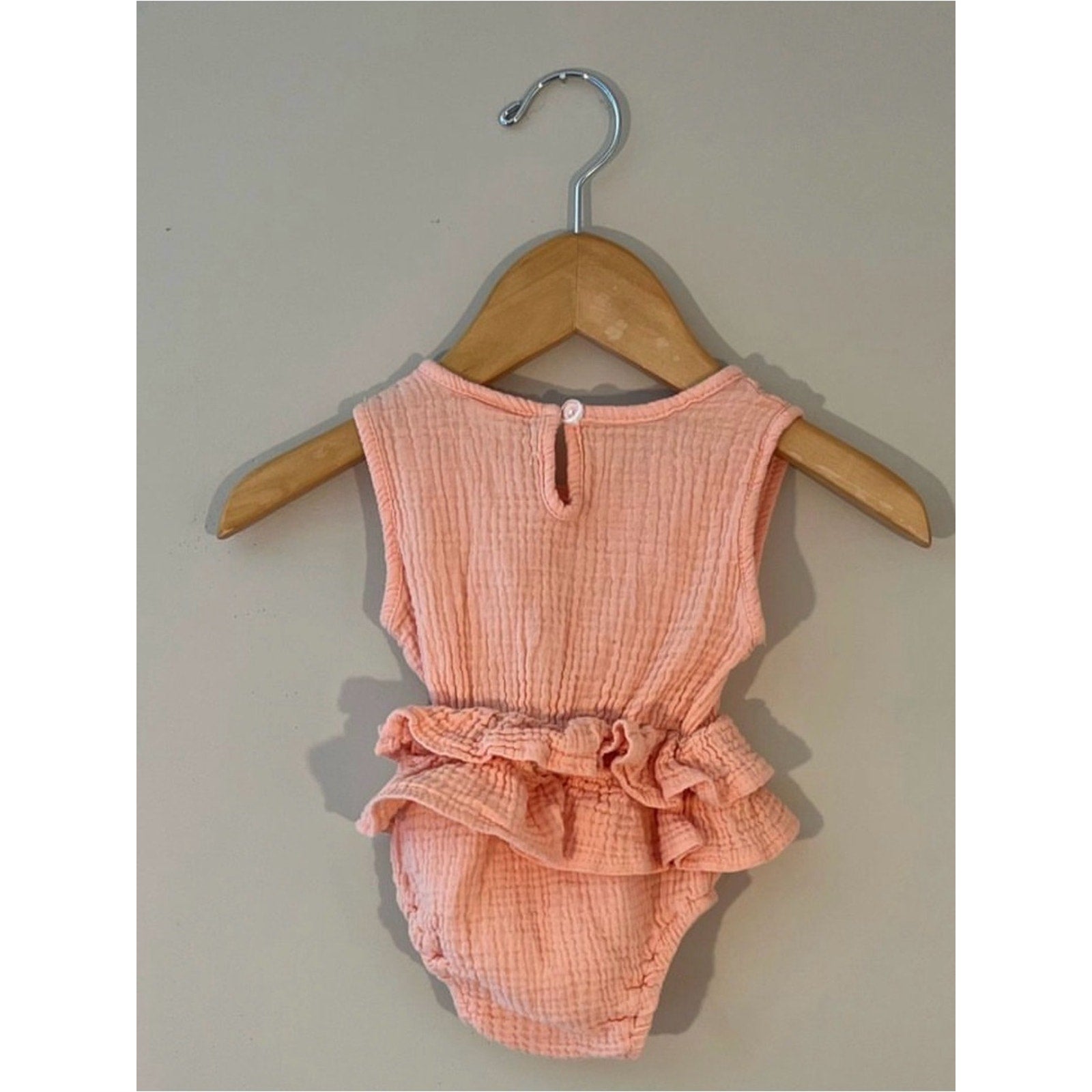 reverie threads girls' skirted romper 3-6M