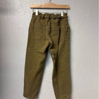zara slouchy green pants 9Y