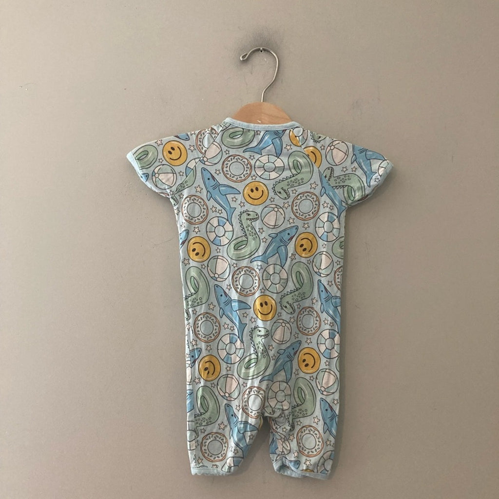 little one shop bamboo romper zippy 12-18M