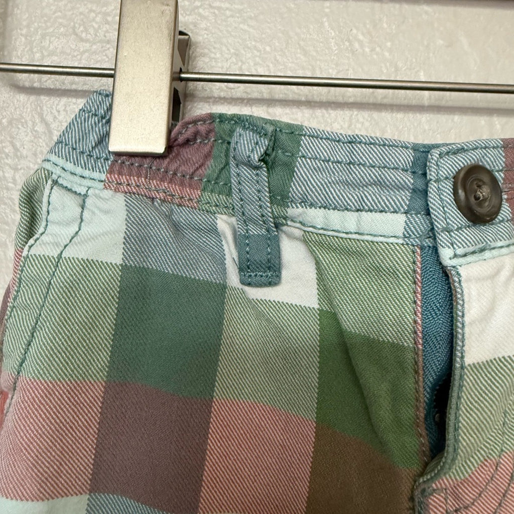 tea collection boys' plaid shorts 12-18M