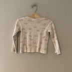 zara girls’ floral pointelle shirt 5Y