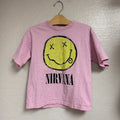 zara nirvana pink tee 8-9Y