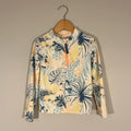 ruffle butts rashguard yellow floral 6Y