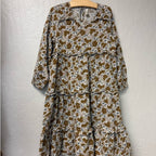 rylee + cru dress tiered floral dress 8-9Y