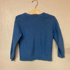 zara blue crewneck sweater 4-5Y