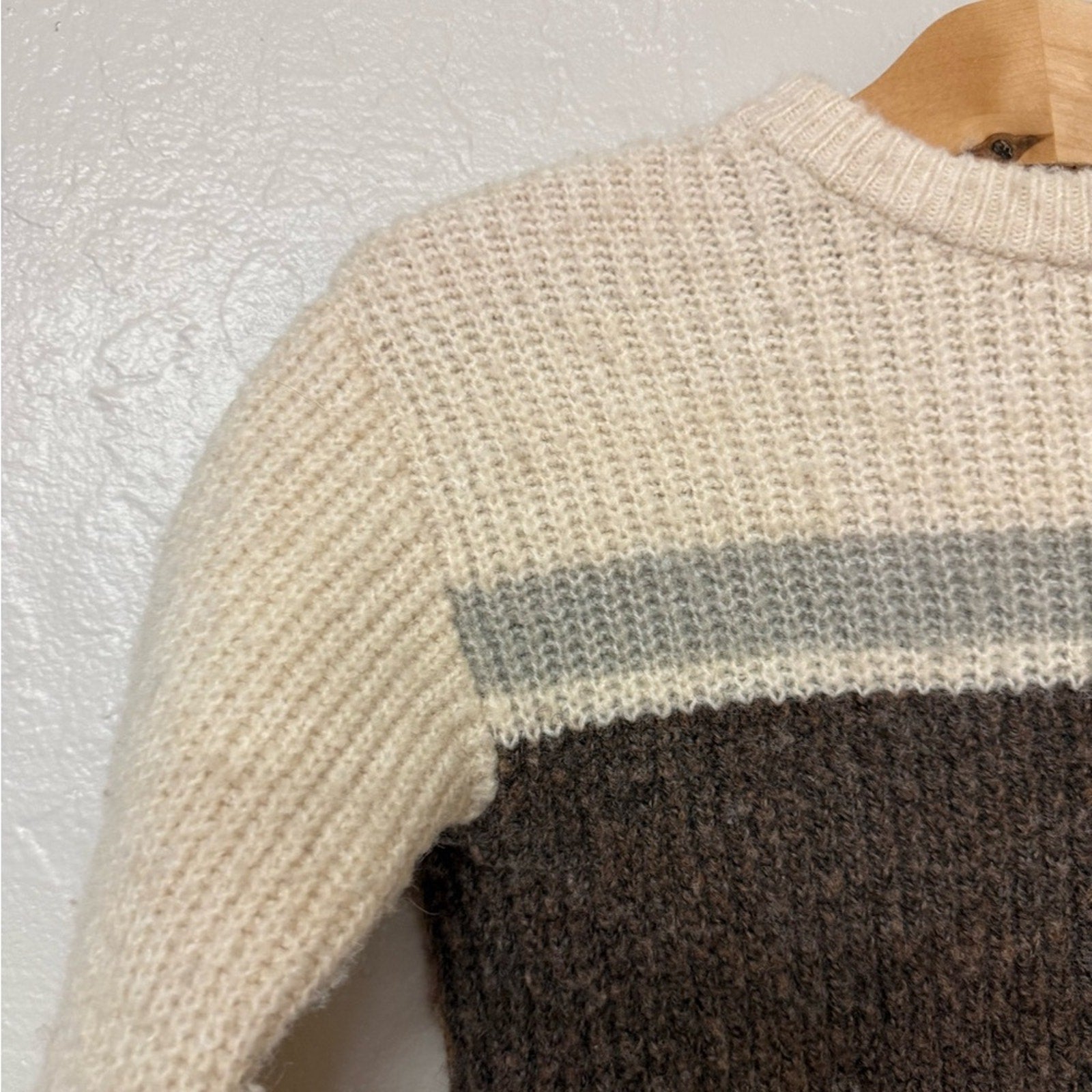 zara boys' colorblock sweater 2-3Y