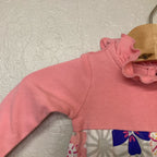 tea collection pink floral romper 3-6M