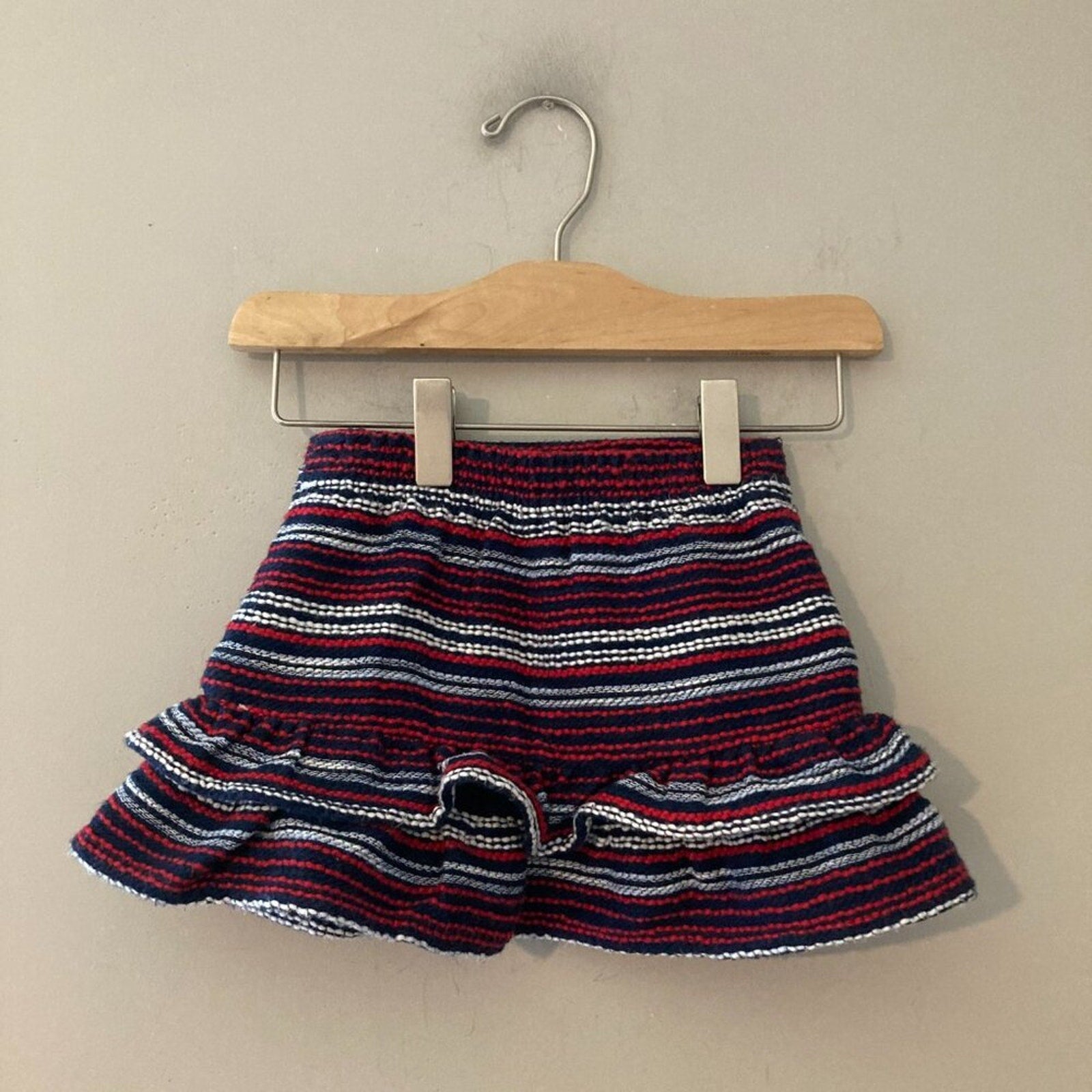 janie and jack tiered navy skirt 12-18M