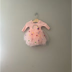 lola and the boys pink tulle dress 6-12M