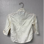 zara boys' linen cotton cream shirt 2-3Y