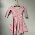 alice + ames pink floral dress twirl 4Y