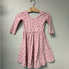 alice + ames pink floral dress twirl 4Y