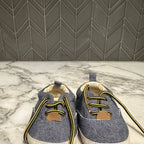 baby gap blue crib shoes 3-6M