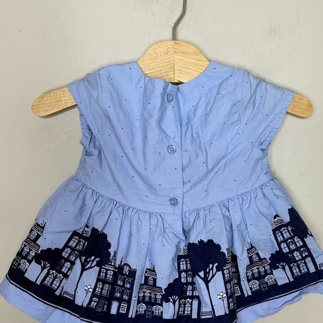 janie and jack girls' blue blouse house 2Y