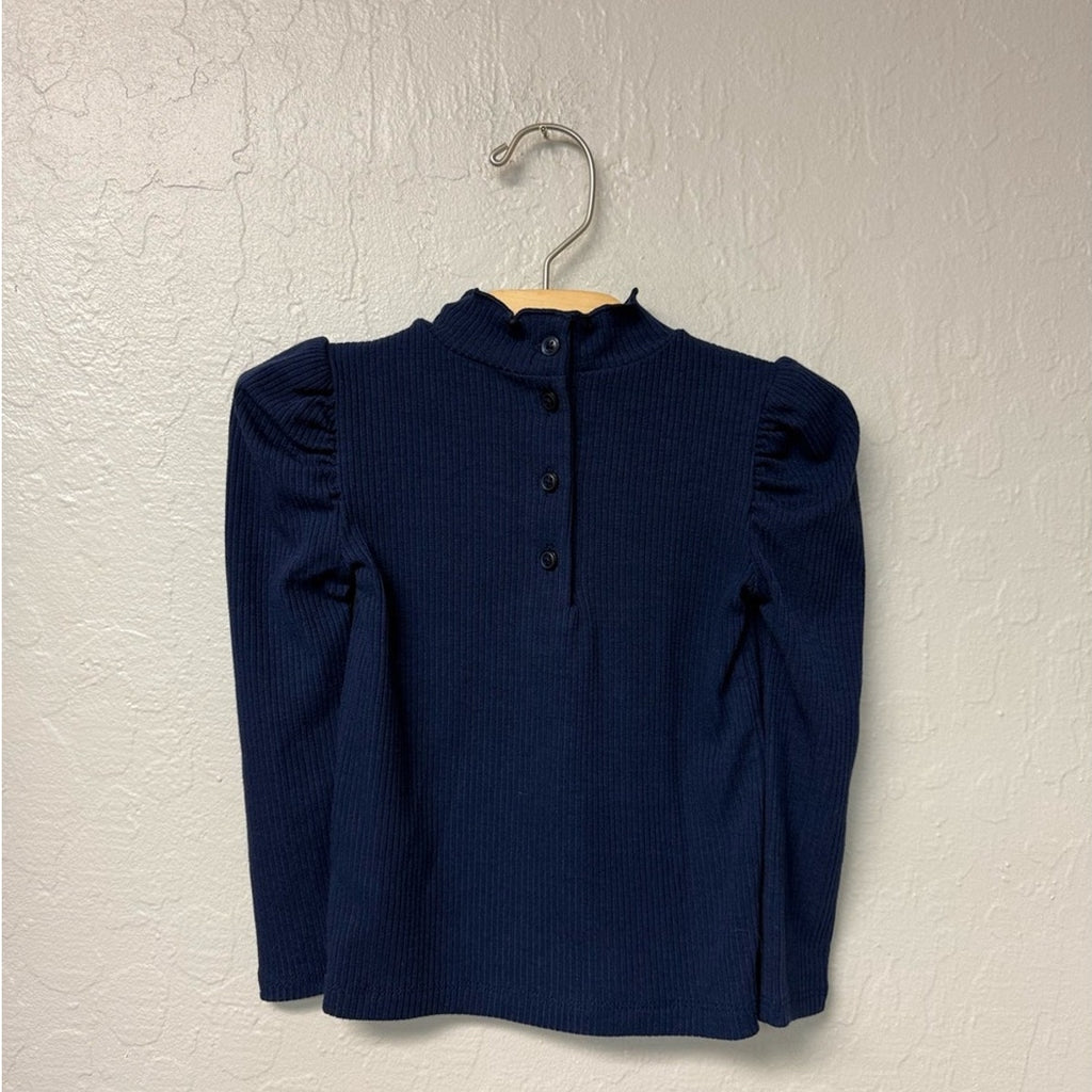 janie and jack girls' navy blue top 18-24M NWT