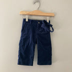 janie and jack navy velvet pants 6-12M