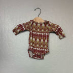 kate quinn girls' maroon onesie 0-3M