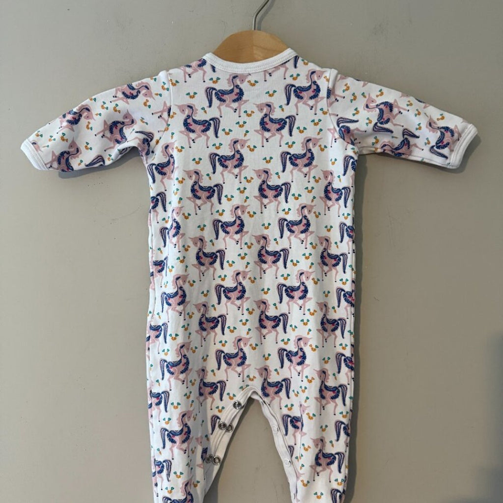 roller rabbit unicorn footie 0-3M