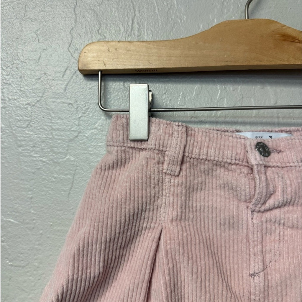 zara pink corduroy skirt 3Y