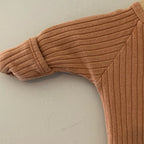 kate quinn ribbed tan gown 0-3M