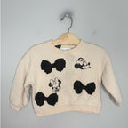 zara disney minnie mouse crewneck sweatshirt 3Y 4Y