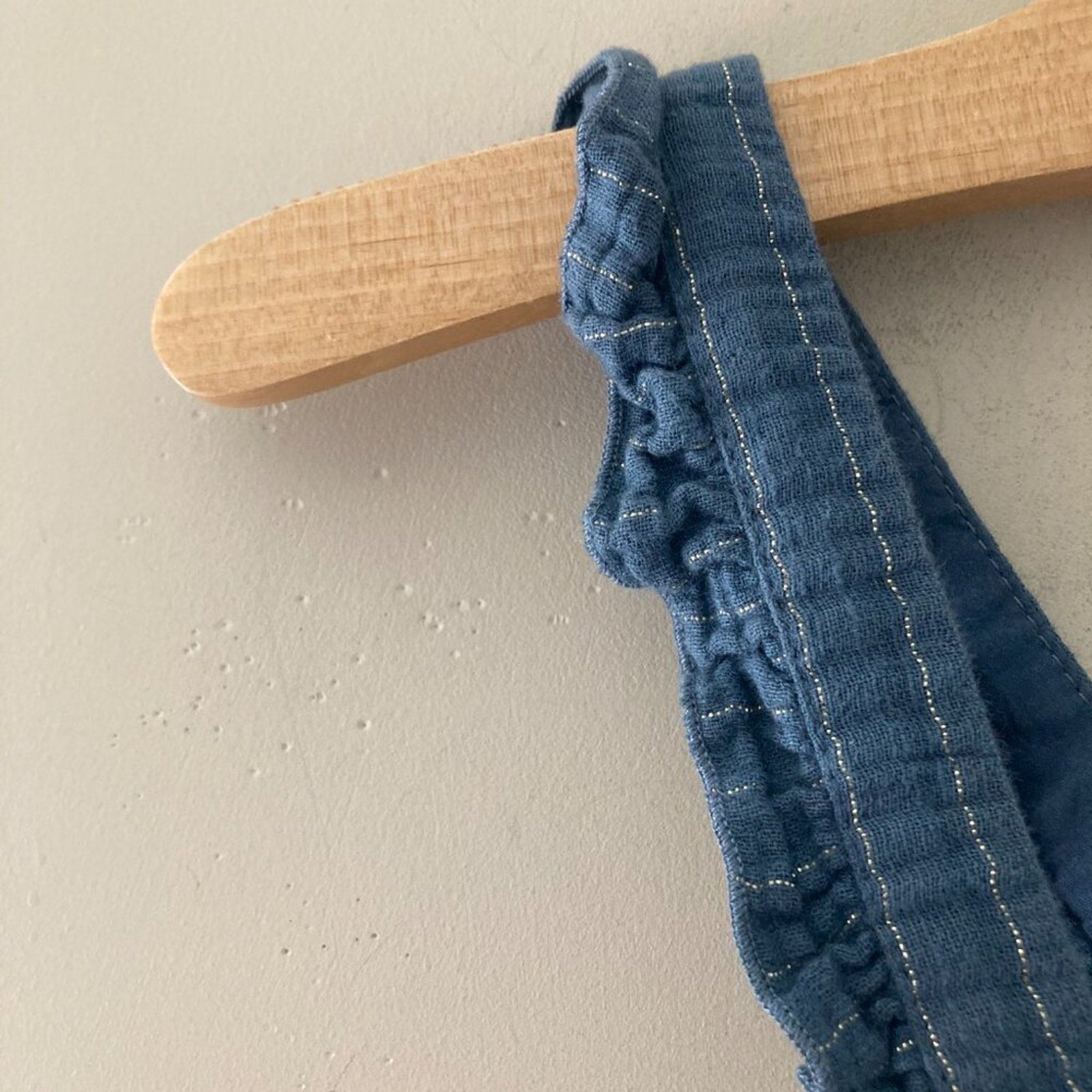 zara blue pinafore 12-18M