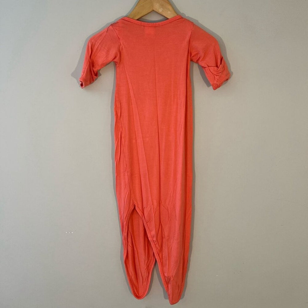 spearmintlove coral knotted gown 0-3M