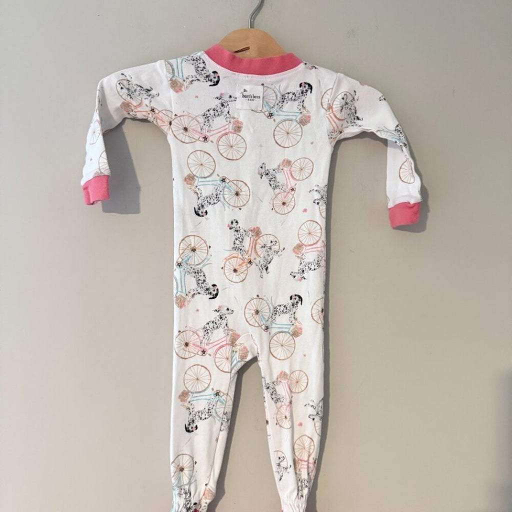 burt's bees baby footie dalmatian 6-9M