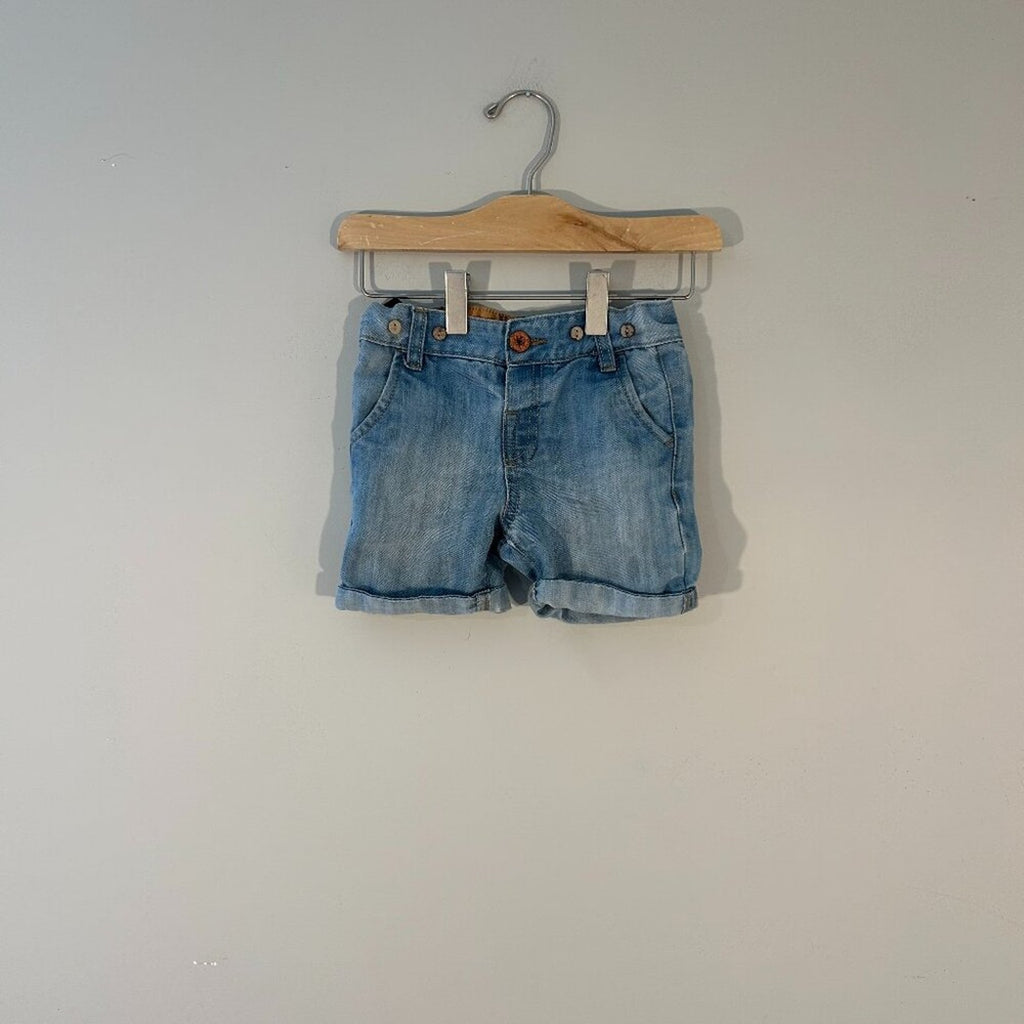 zara boys' jean shorts‎ 18-24M