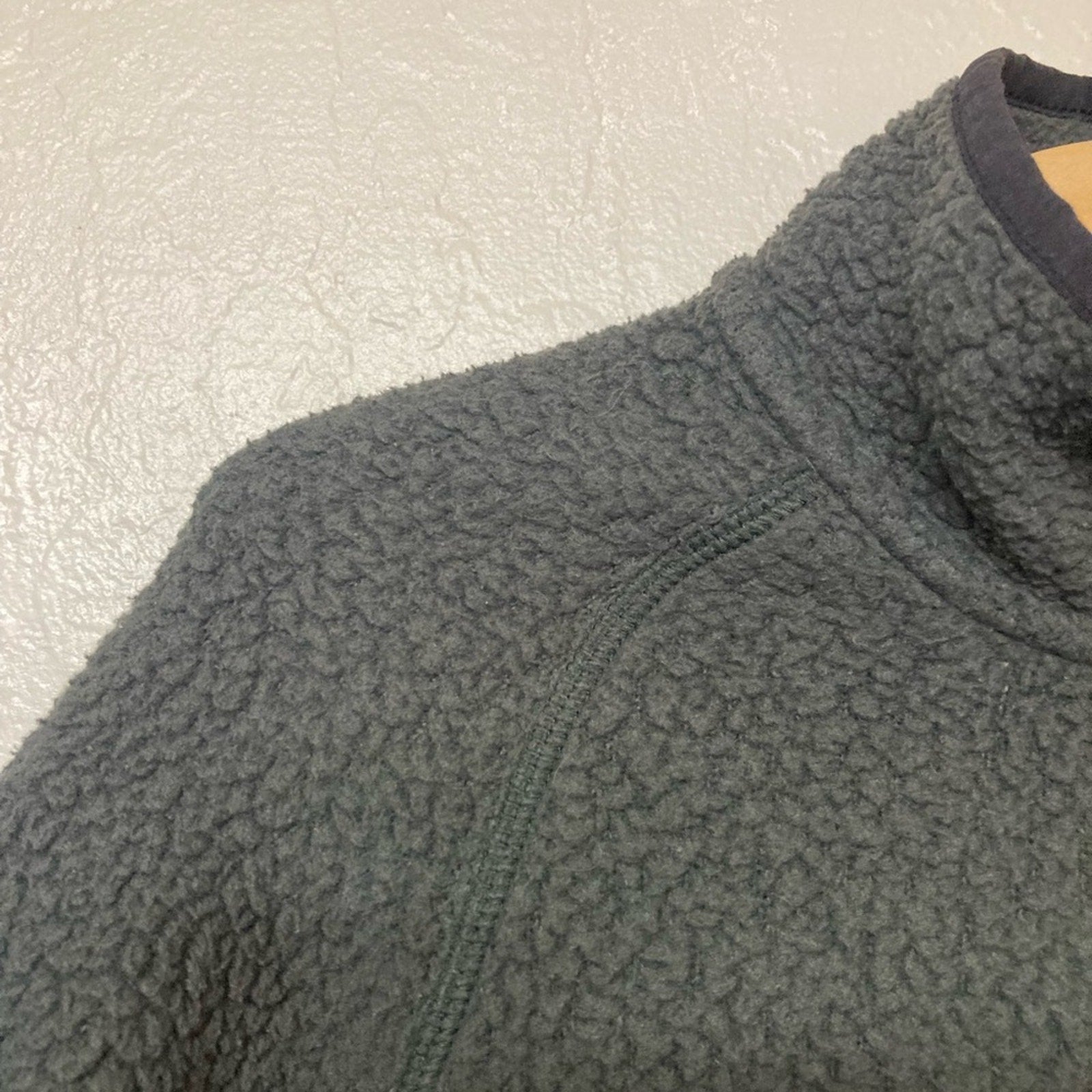 patagonia gray fleece jacket 7-8Y