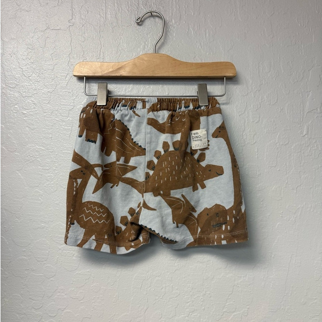 zara boys' dinosaur shorts 3-4Y