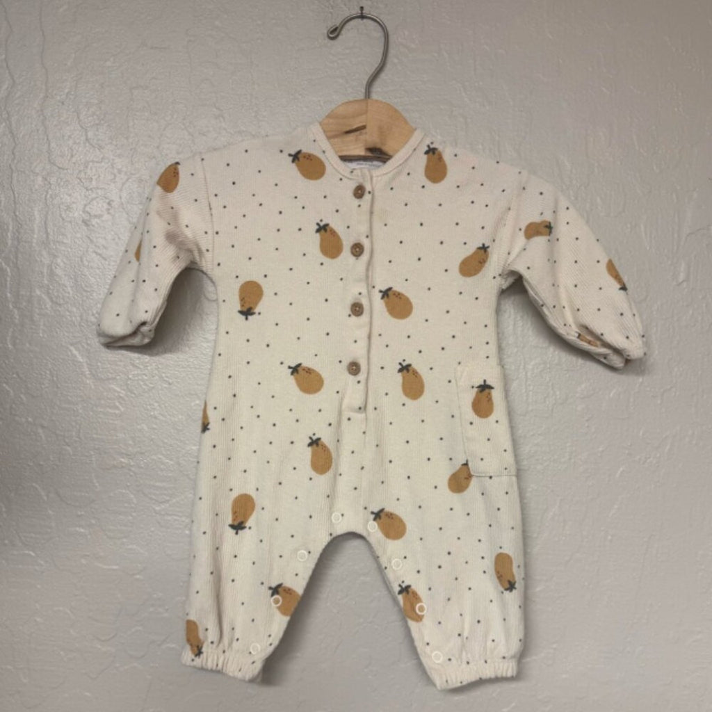 zara gender neutral fruit romper 3-6M