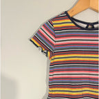 baby gap striped combo dress 4Y