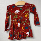 little sleepies red harry potter dress 12-18M