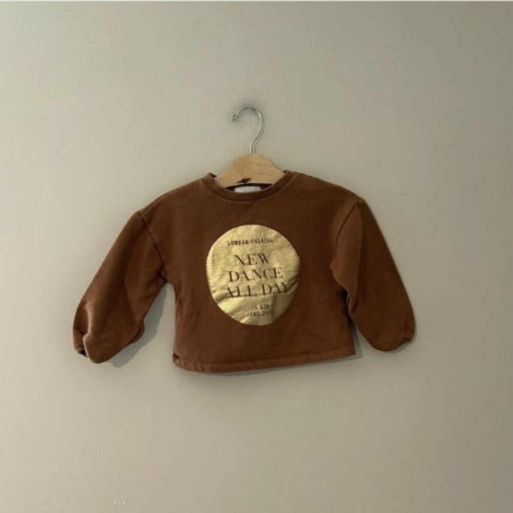 zara girls' london dance sweatshirt 6Y