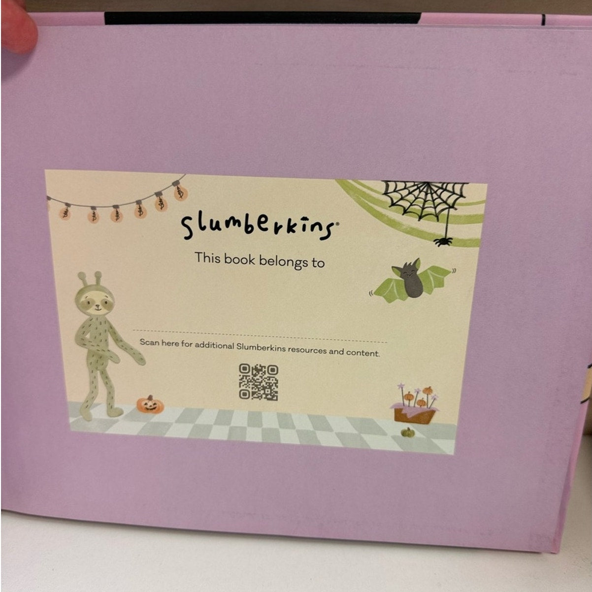 slumberkins halloween book