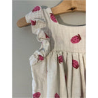 zara girls' strawberry top 4-5Y
