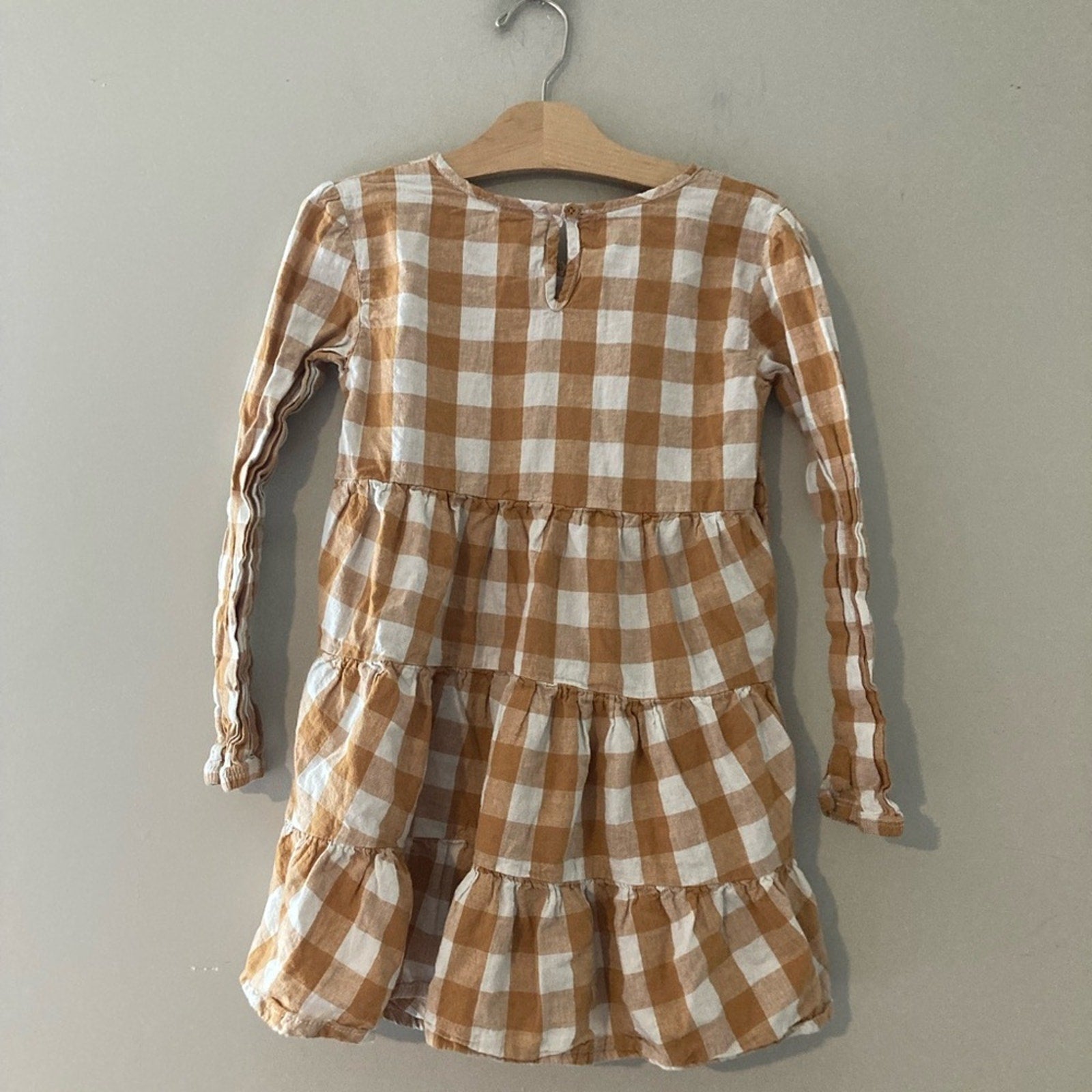 little co. gingham dress 7Y