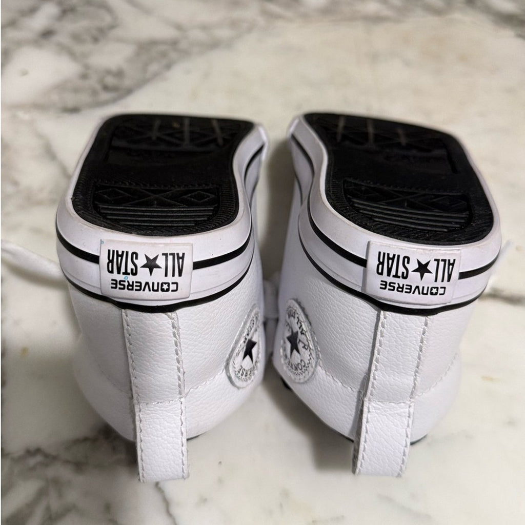 converse all-star leather shoes 9C