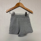 zara boys' gray knit shorts 4-5Y