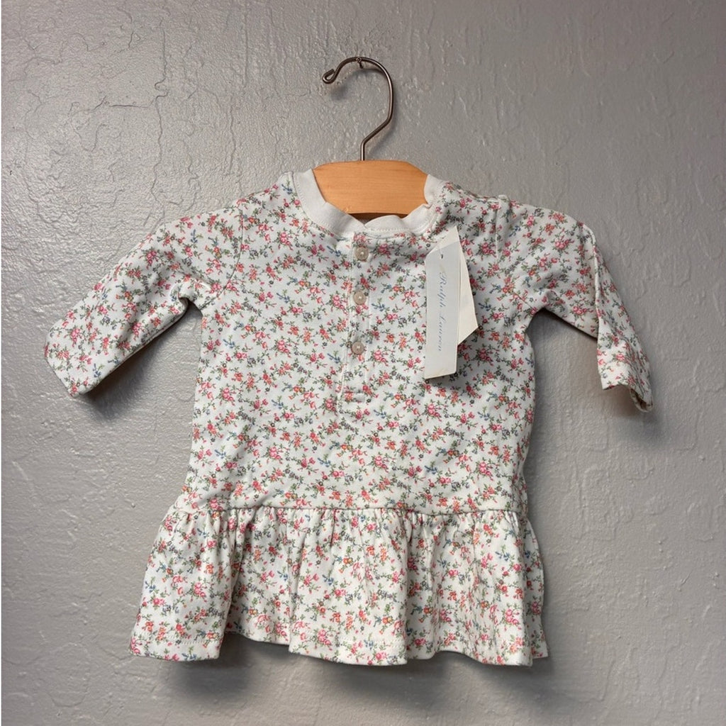 ralph lauren white floral dress 3M
