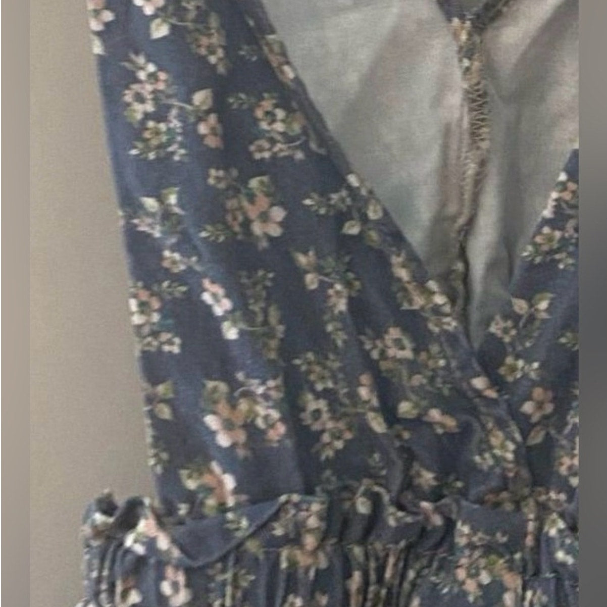 zara blue dress pinafore 4-5Y