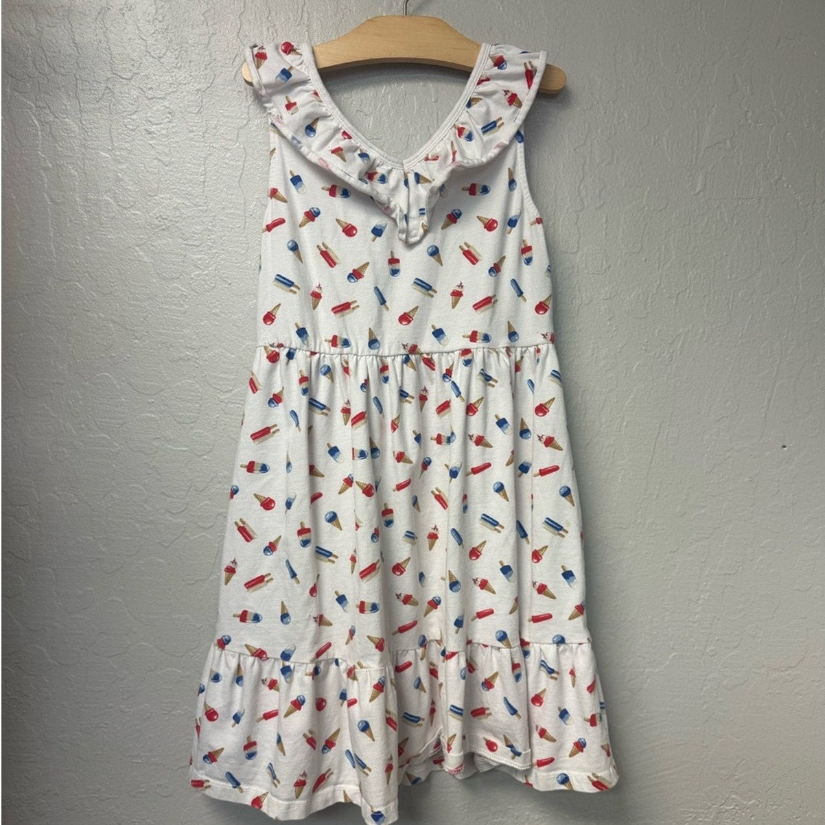 janie and jack white ice cream dress 10Y