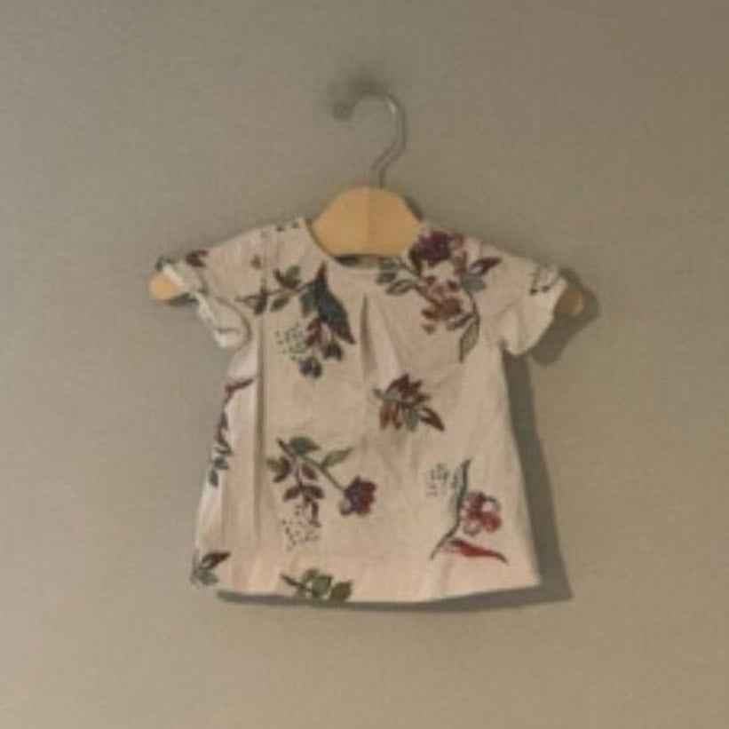 zara baby girl floral dress 3-6M