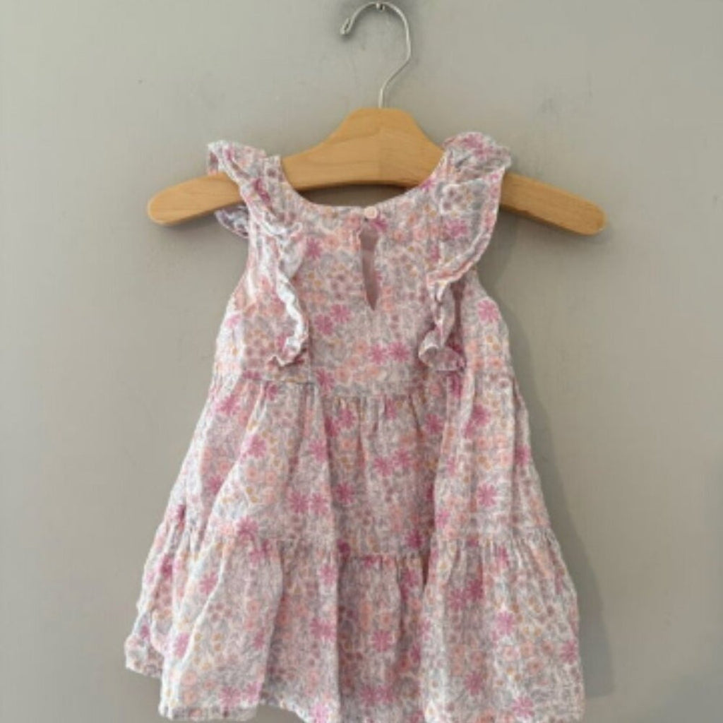 cat & jack pink floral dress 18M