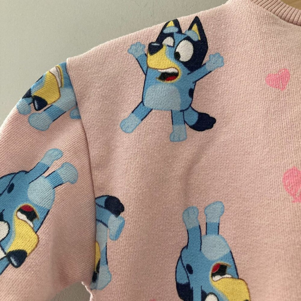 zara x bluey girls' sweatshirt‎ set 18-24M
