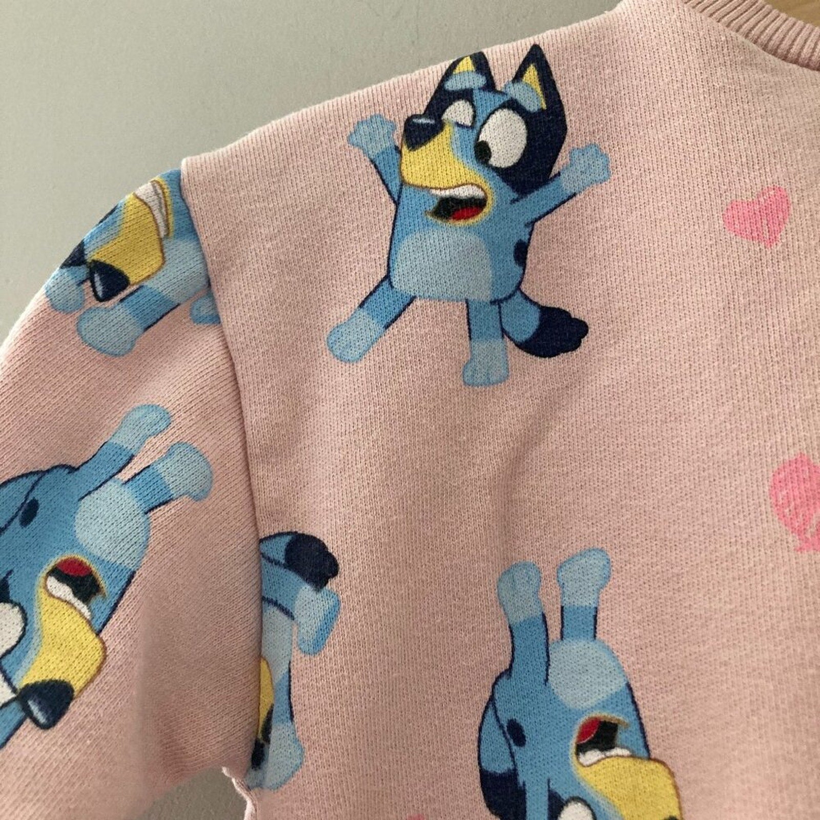 zara x bluey girls' sweatshirt‎ set 18-24M